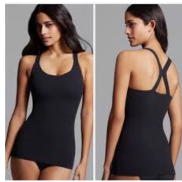 NEW Spanx Strappy Go Lucky Racerback Tank Top Cami T Back - Picture 1 of 5